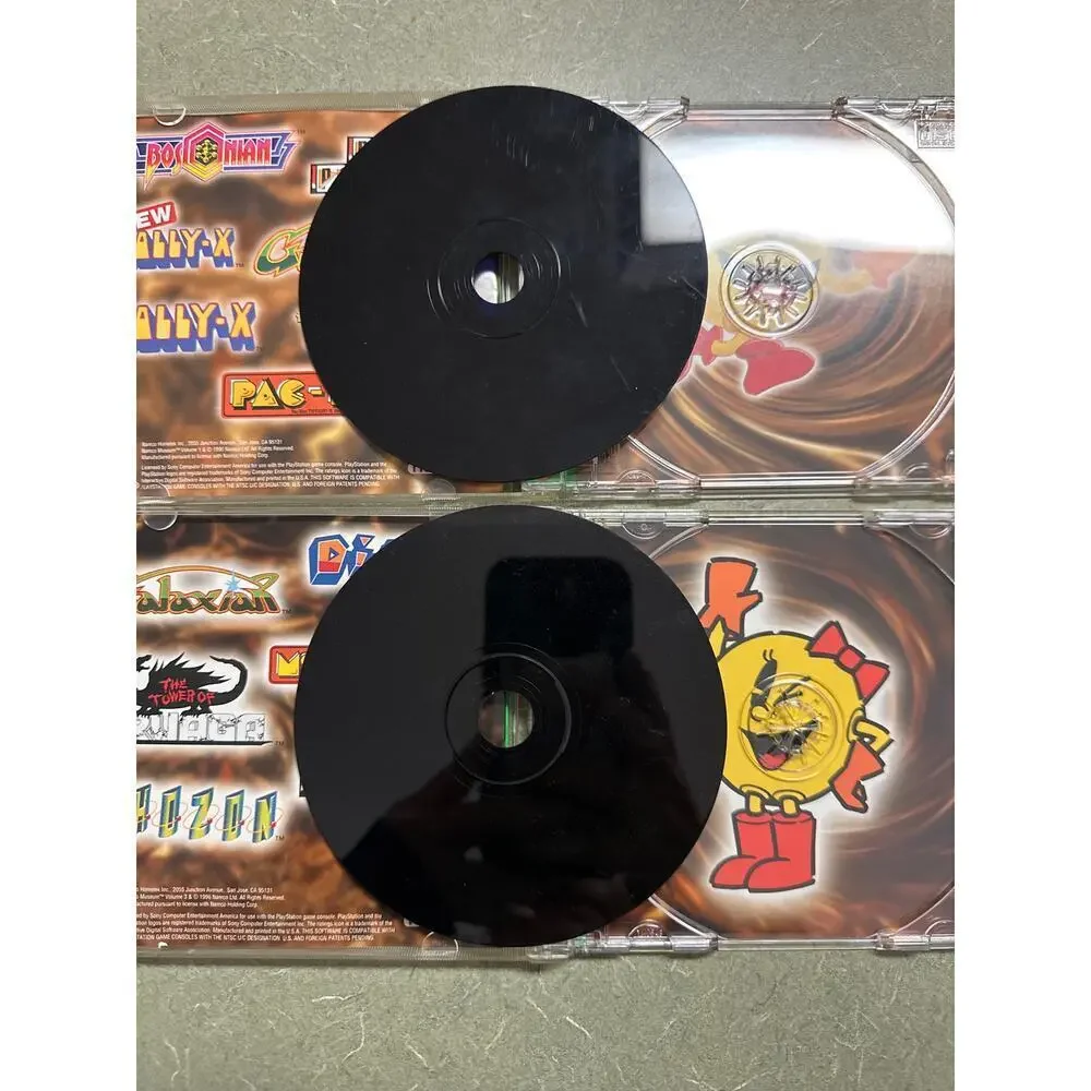 PlayStation PS1 Namco Museum Vol. 1 & Vol. 3 Bundle – Complete – Classic Arcade